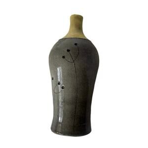 Diana Fayt Synergy Designs signed artisan pottery vase made in Hungary